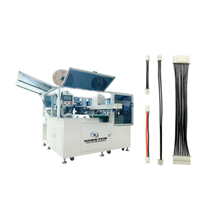 VHX Fully Automatic Multi line Double ended Plug in Rubber Shell Terminal Crimping Machine